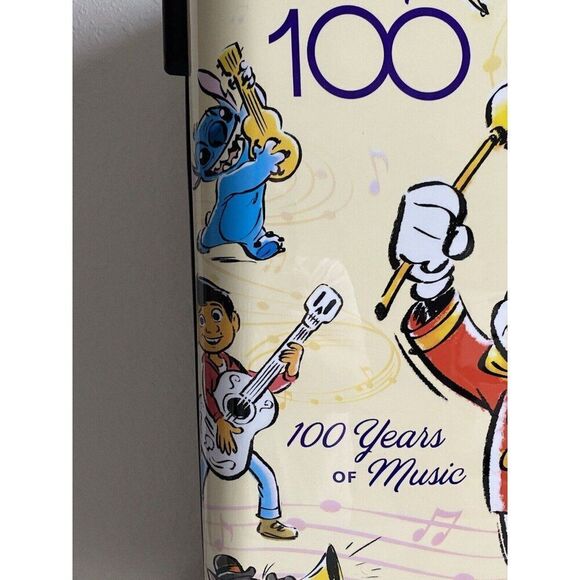 Bioworld Disney 100 Years Of Music And Wonder 28” Upright Spinner Suitcase NEW - Picture 4 of 16